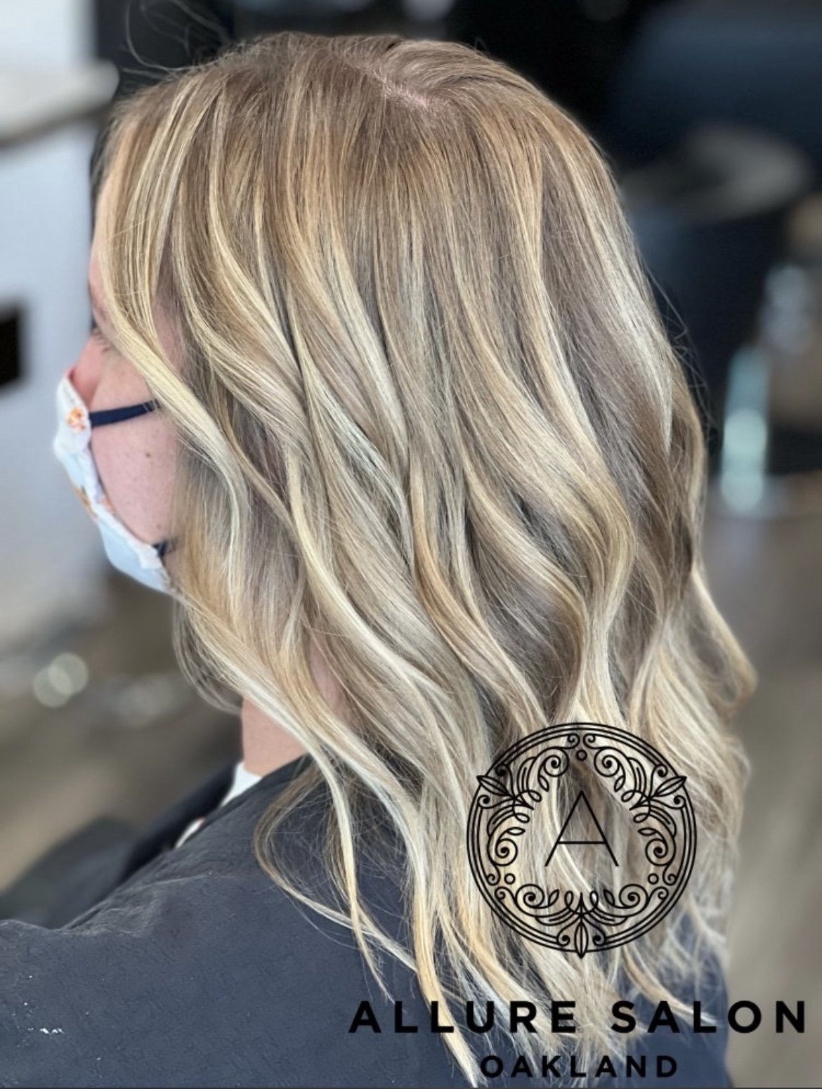 Blonde highlights by Allure Salon Oakland